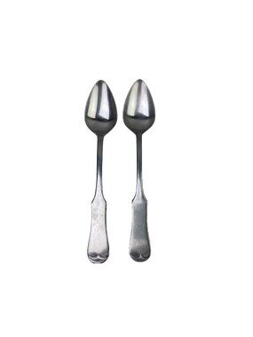 Vintage Lifetime Cutlery Stainless Steel Teaspoons Set Of 2 Japan 6" Flatware